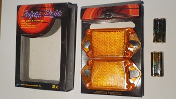 Katzenauge Speichenreflektoren LED m. Automatik-Funktion