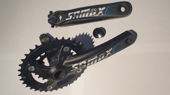 Samox Kurbelgarnitur 2-fach 22/36Z 152mm -10fach, Hollowtech