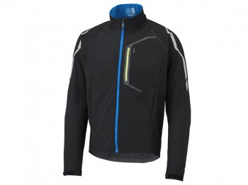 Shimano Hybrid Windbreaker Jacke mit abnehmbaren Ärmeln schwarz Gr. M