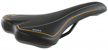 MONTEGRAPPA RACING BORA Sport Fahrradsattel schwarz/orange - NEU -