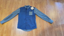 Triple2 Rump Shirt men peacoat Windshirt Gr. M