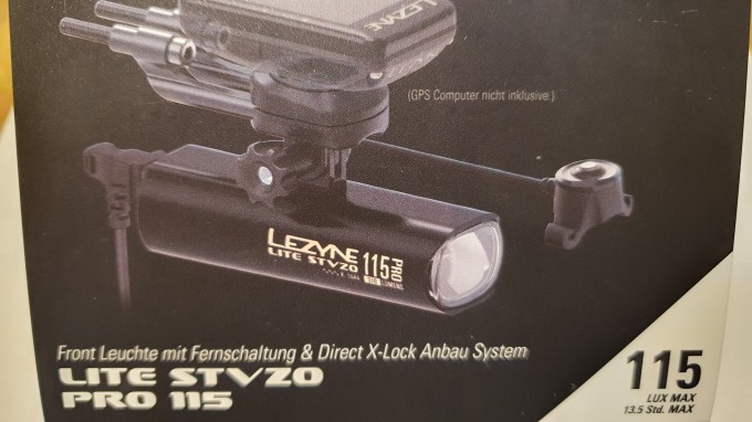 Lezyne Lite Drive Pro 115 StVZO Reverse Loaded